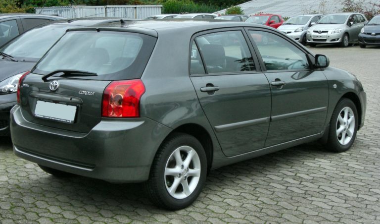 toyota corolla e 12 model