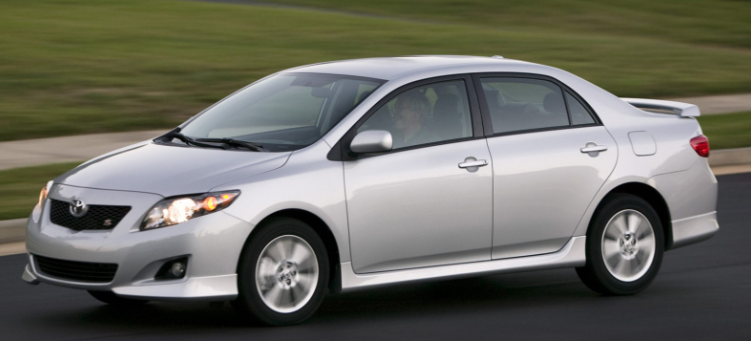 2009 toyota corolla oil Capacity