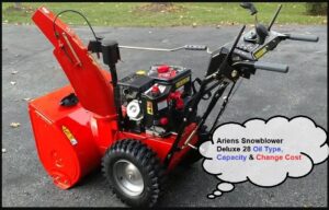 Ariens Snowblower Deluxe 28 Oil Type, Capacity & Change Cost