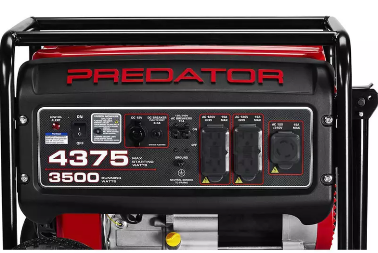 Predator Generator 4375 Oil Type, Capacity, Filter & Change Cost