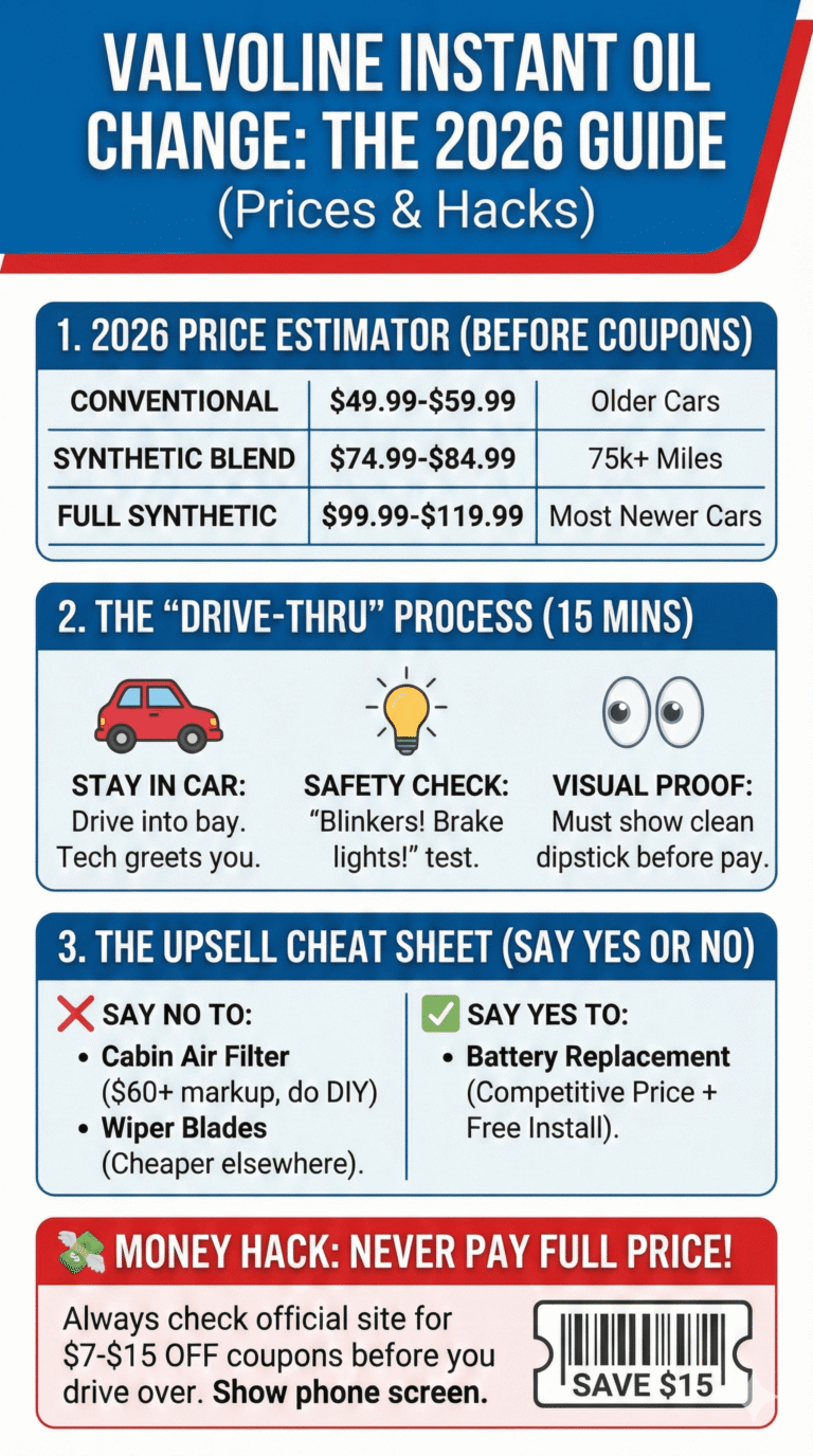 Valvoline Instant Oil Change Price